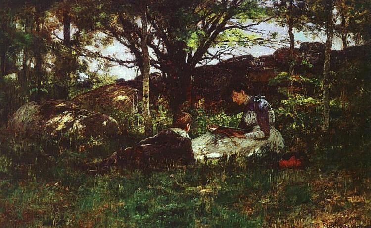 Theodore Clement Steele A June Idyll Germany oil painting art